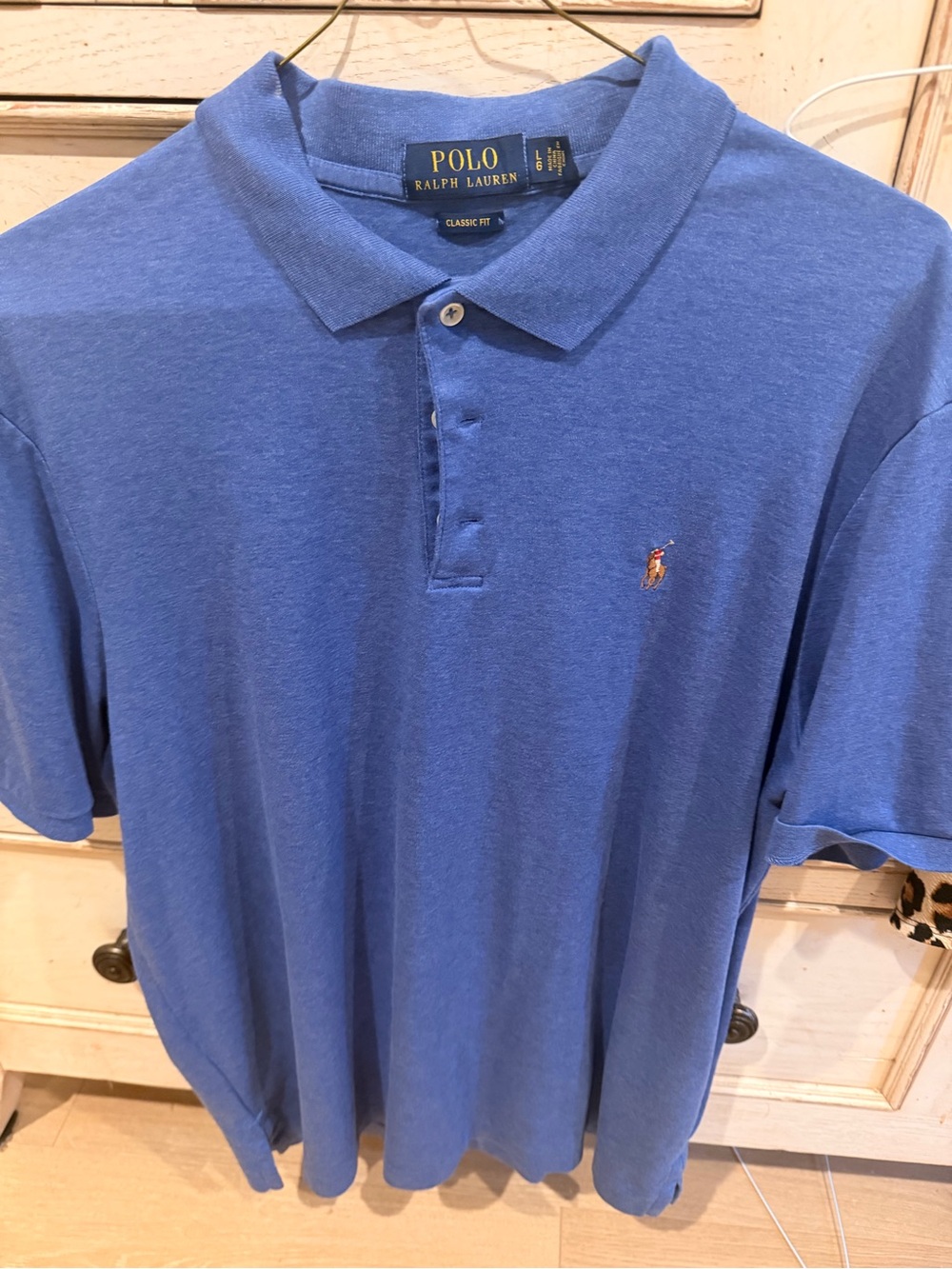 Polo Ralph Lauren Blue Shirt with Pony Logo